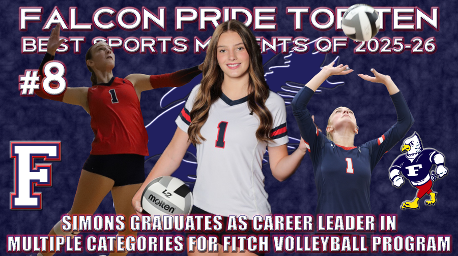 Falcon Pride Top Ten #8: Simons Graduates as Career Leader in Multiple Categories for Fitch Volleyball Program